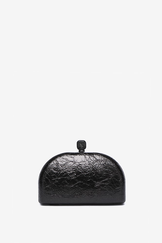 Abbacino Clutch de fiesta metalizado en negro Outlet online