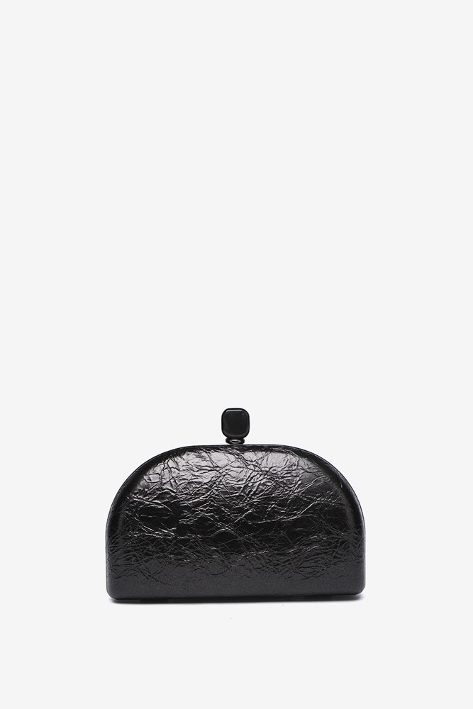 Abbacino Clutch de fiesta metalizado en negro Outlet online
