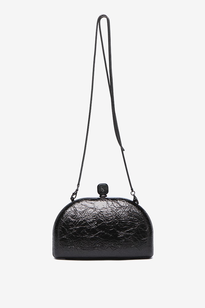 Abbacino Clutch de fiesta metalizado en negro Outlet online