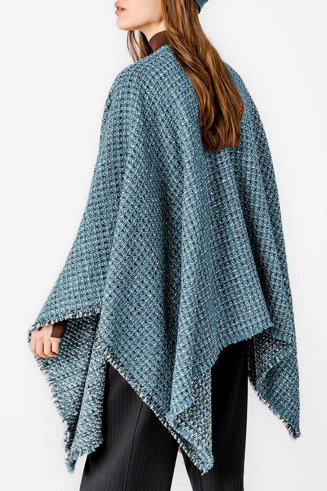 Abbacino Poncho en tonos azules Descuento