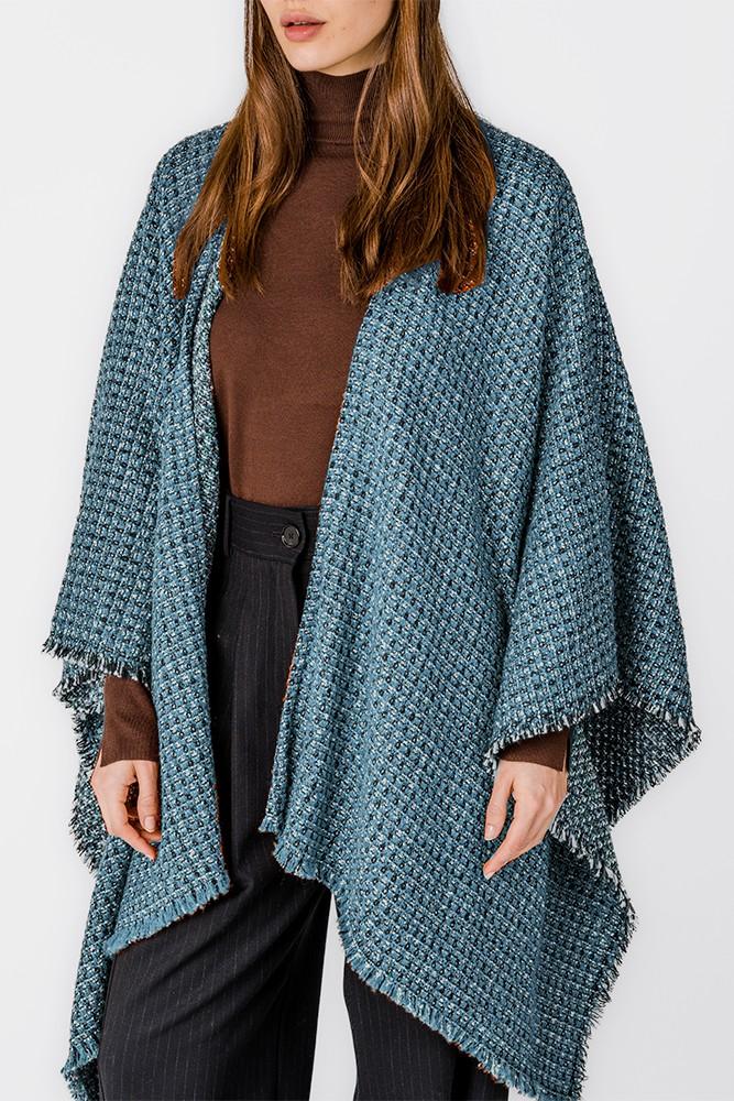 Abbacino Poncho en tonos azules Descuento