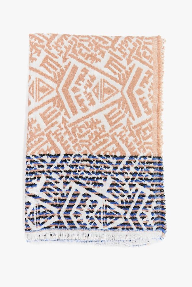Abbacino Bufanda de mujer con estampado beige Tienda