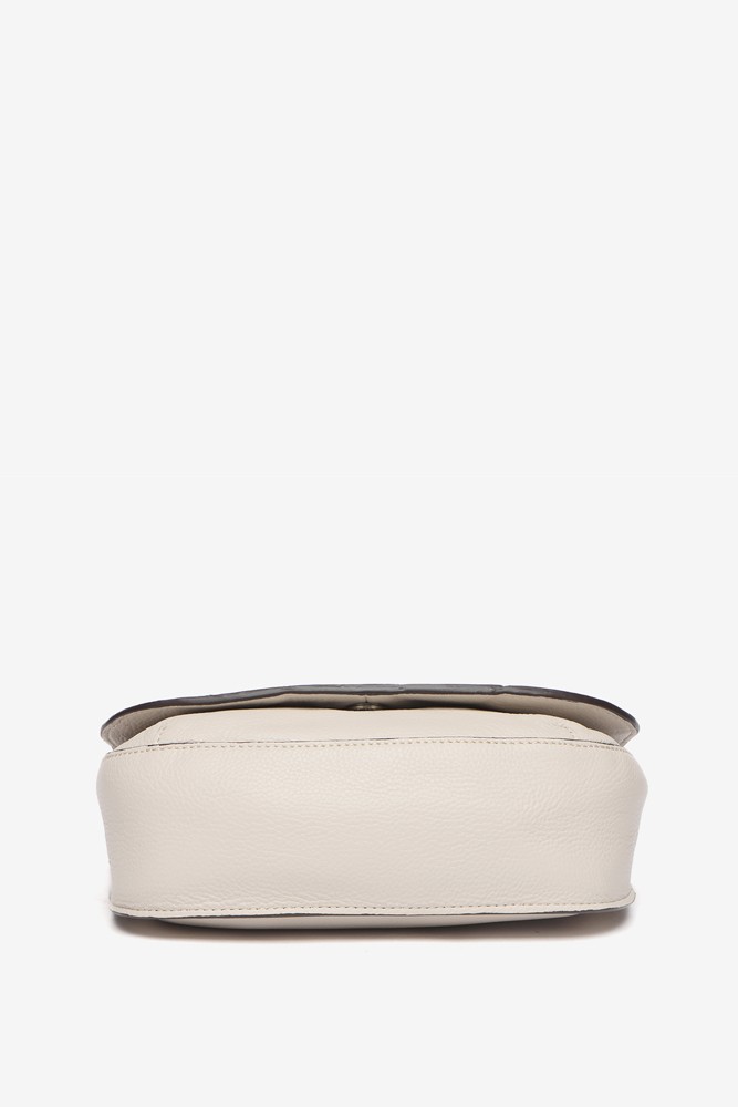 Abbacino Bandolera de piel trenzada en beige Superdescuento