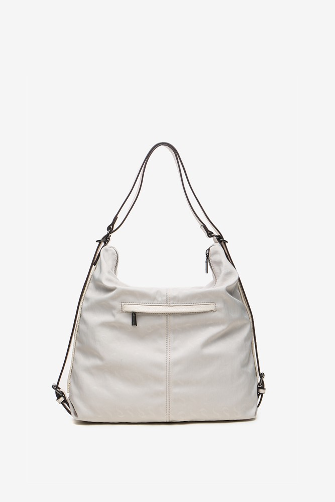 Abbacino Bolso-mochila de mujer con estampado en beige Ahorra y exporta