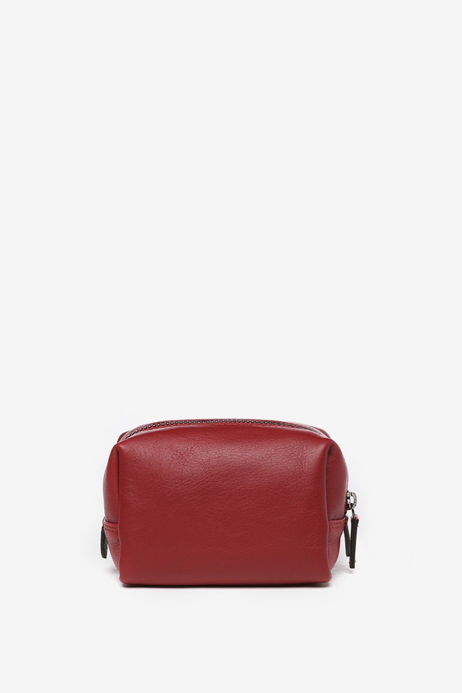 Abbacino Neceser mediano en piel roja En oferta