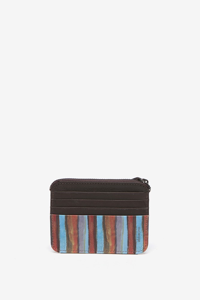 Abbacino Monedero-tarjetero en piel con estampado multicolor Rebajas top