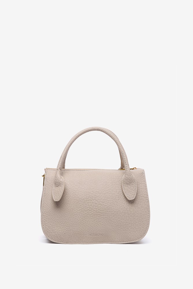 Abbacino Bolso de mano en materiales reciclados beige Grandes descuentos