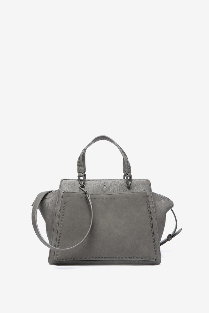 Abbacino Bolso de mano en materiales reciclados gris Limitado a 3 días