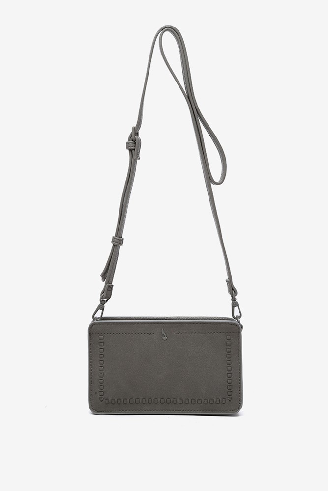 Abbacino Bandolera en materiales reciclados gris Precios de Black Friday