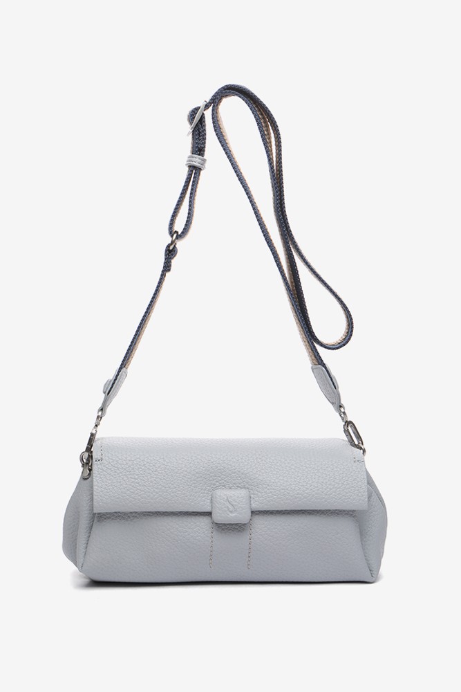 Abbacino Bandolera en materiales reciclados en azul Oferta exclusiva