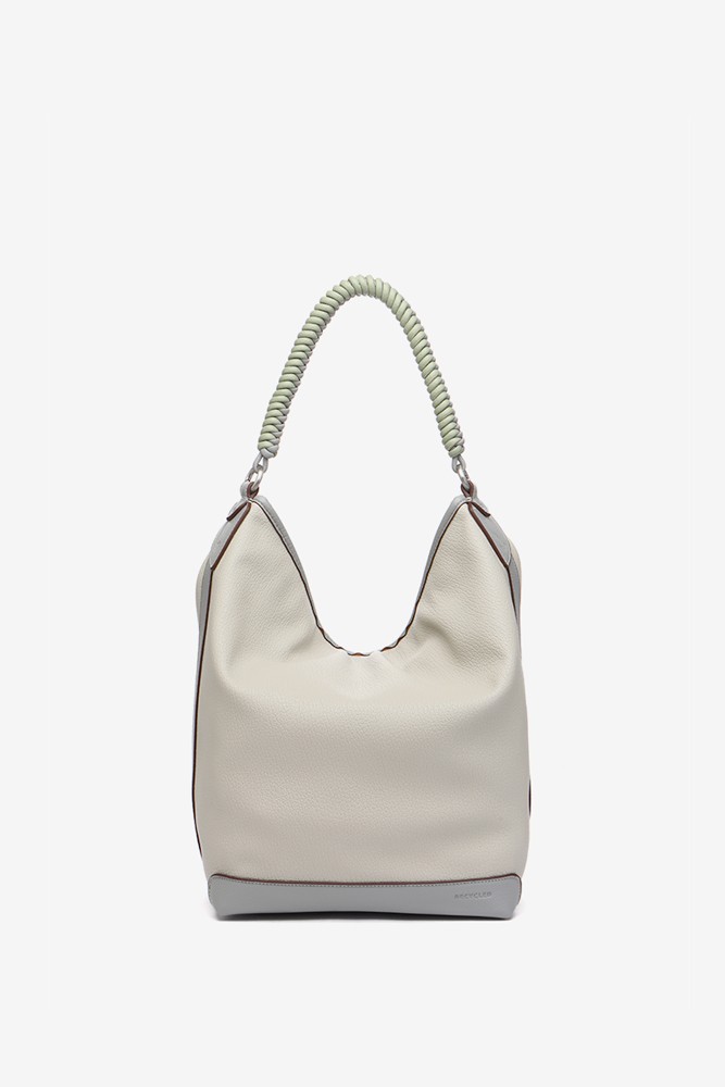 Abbacino Bolso de hombro en materiales reciclados en gris Última moda