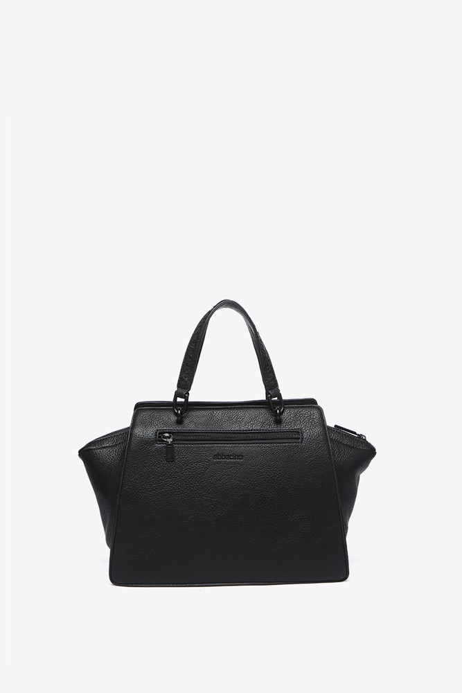 Abbacino Bolso de mano en materiales reciclados negro Precio ultrabajo