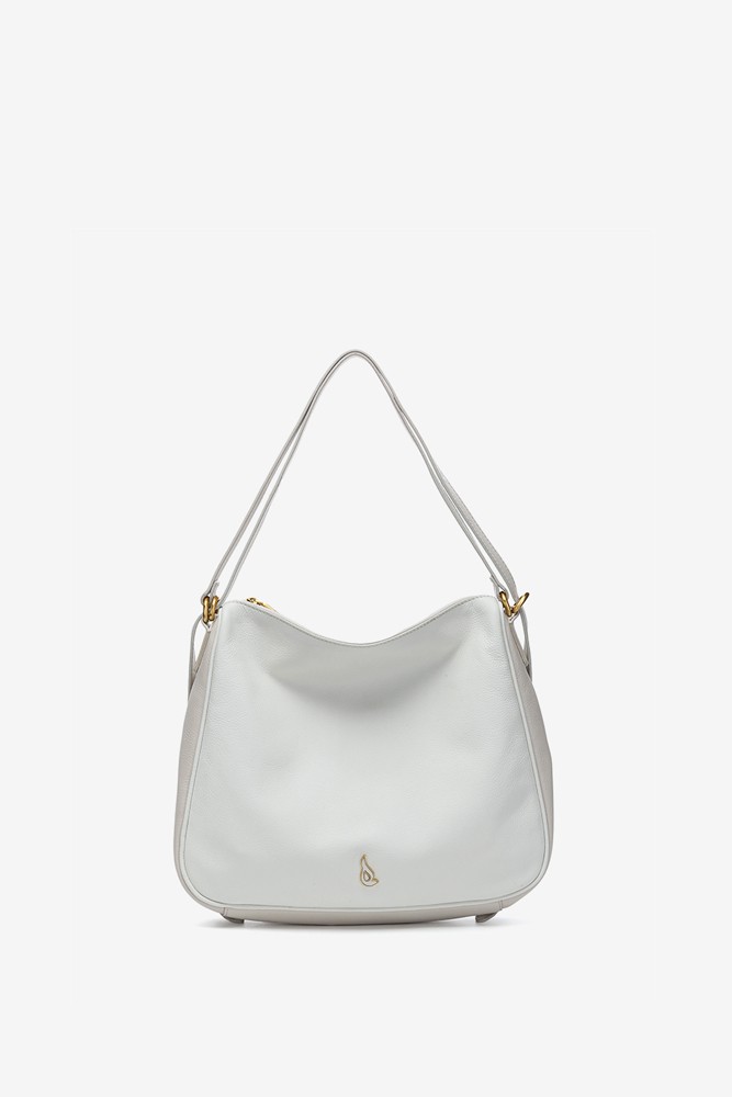 Abbacino Bolso - mochila en piel blanca Outlet online