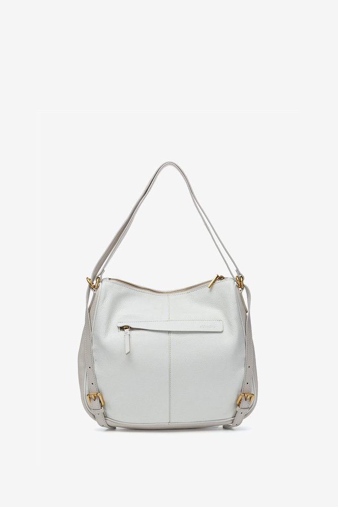 Abbacino Bolso - mochila en piel blanca Outlet online