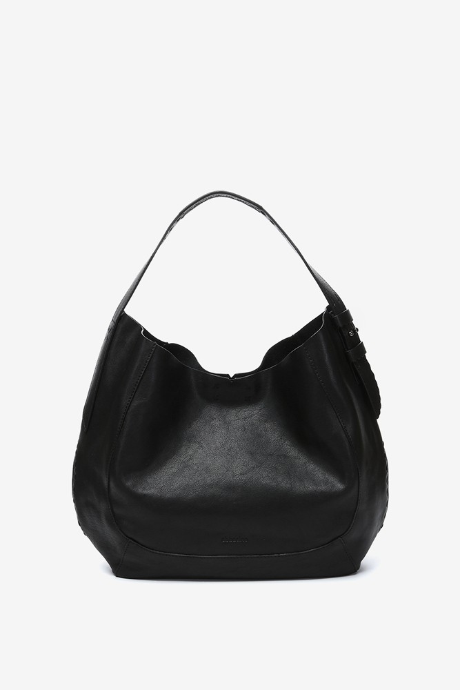 Abbacino Bolso de hombro en piel negra Rebajas