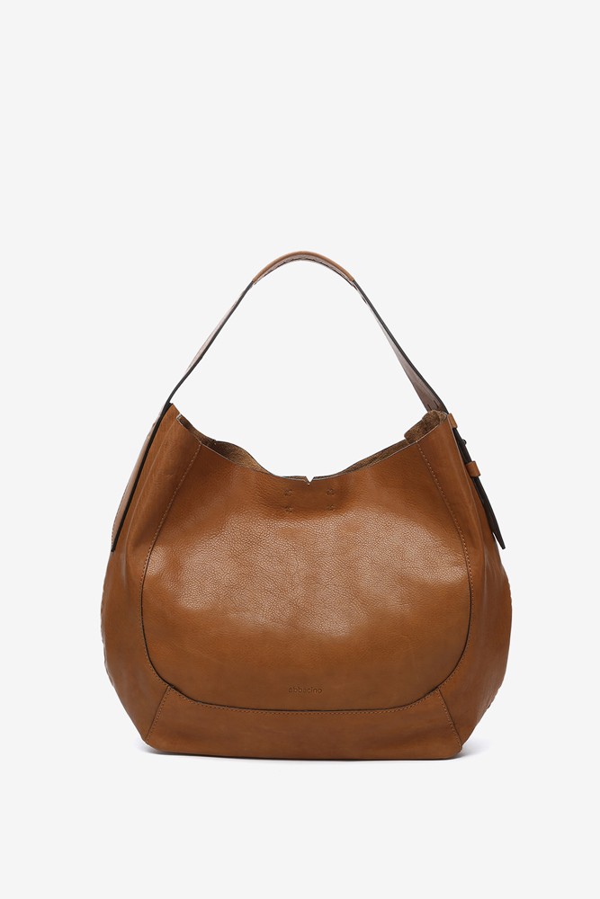 Abbacino Bolso de hombro en piel cognac Ofertas
