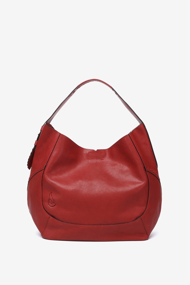 Abbacino Bolso de hombro en piel roja Venta caliente