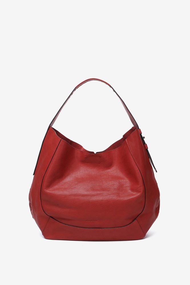 Abbacino Bolso de hombro en piel roja Venta caliente