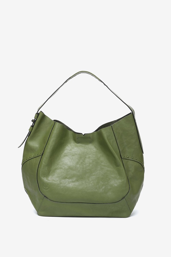 Abbacino Bolso de hombro en piel verde En oferta
