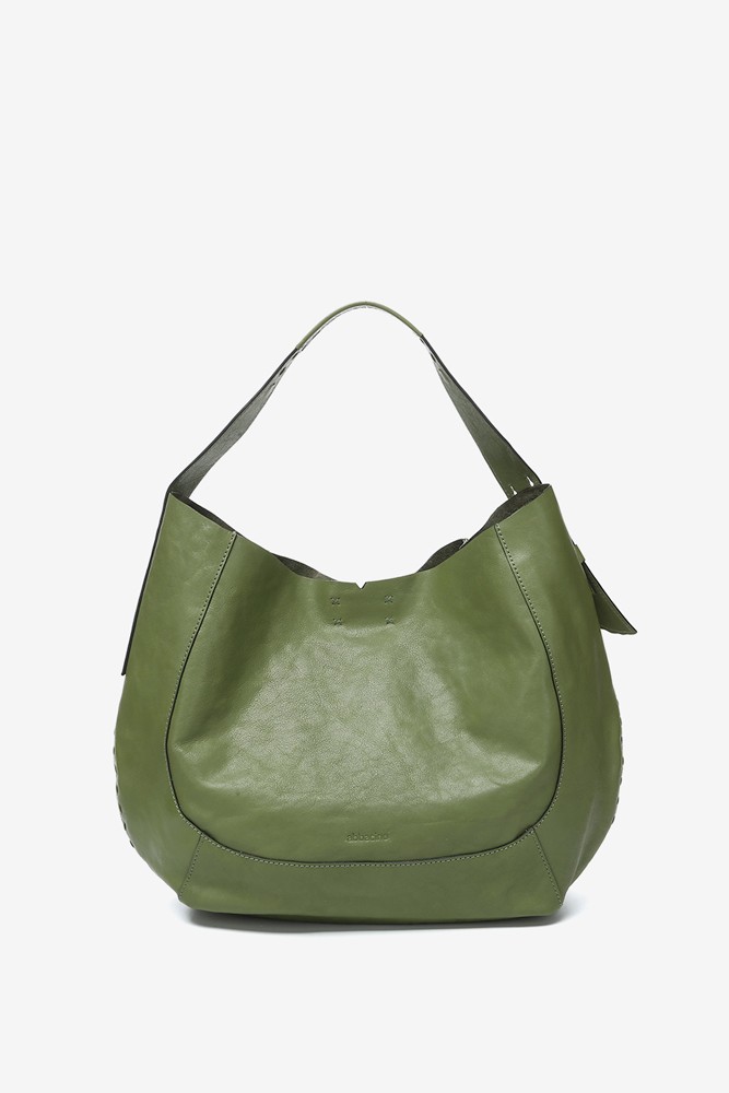 Abbacino Bolso de hombro en piel verde En oferta