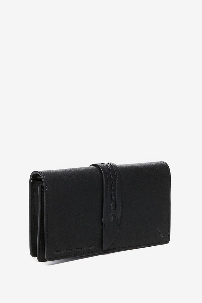 Abbacino Bandolera mini en piel negra Gran oferta