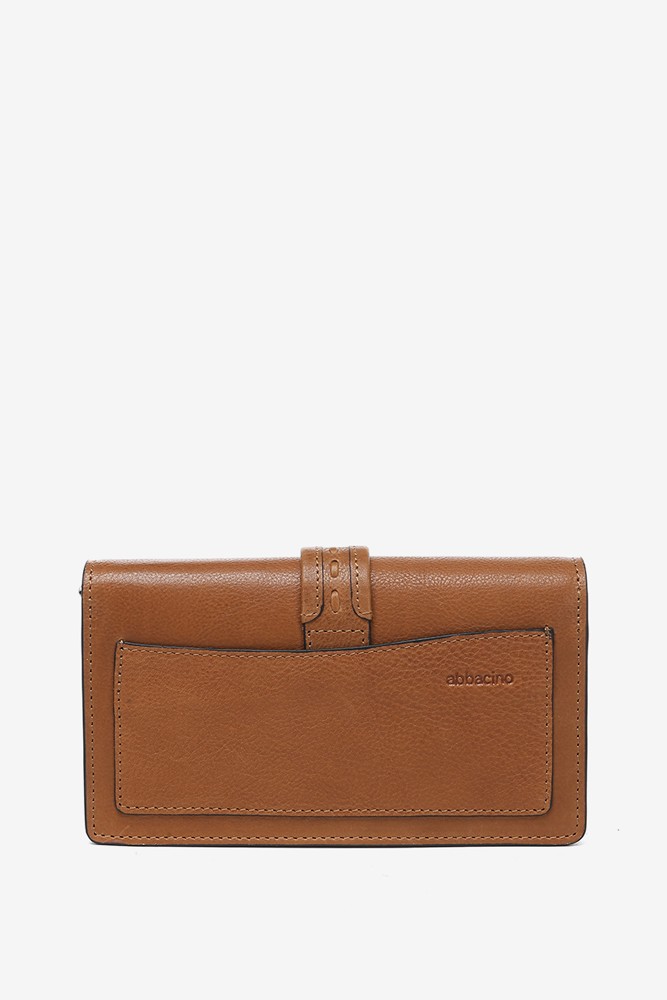 Abbacino Bandolera mini en piel cognac Rebajas baratas