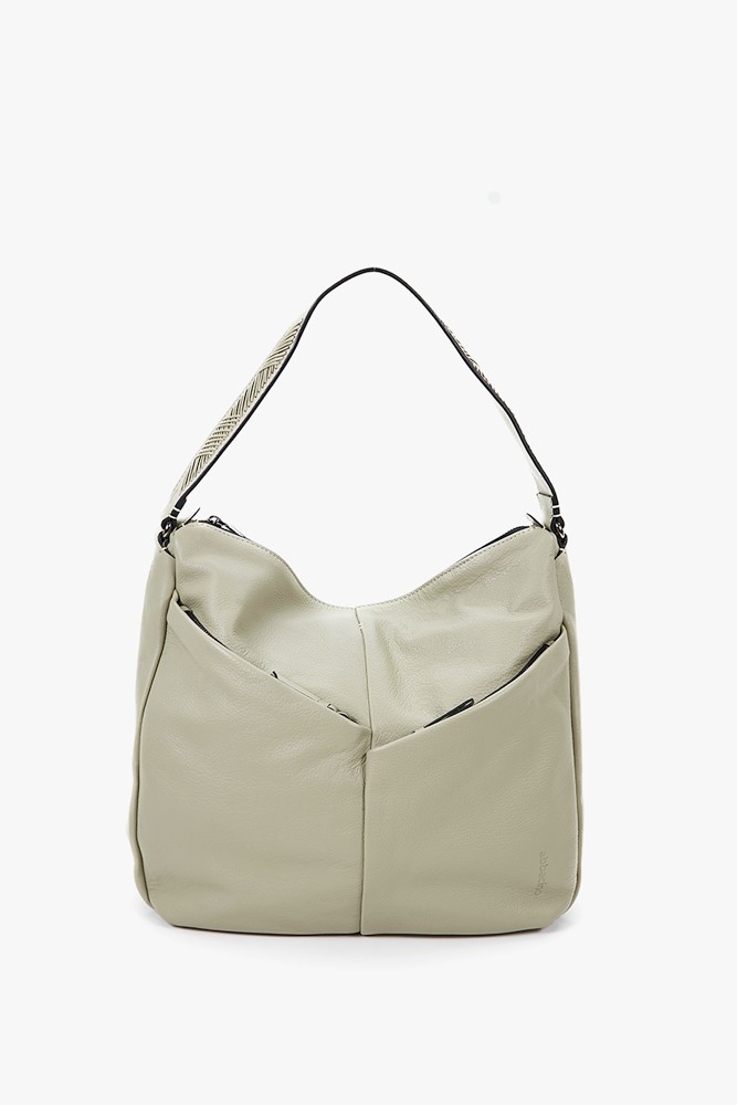 Abbacino Bolso hobo de mujer en piel verde Tienda