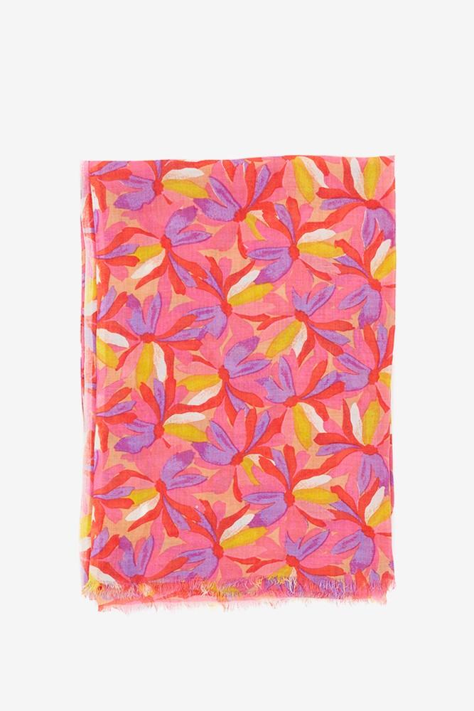 Abbacino Pañuelo de viscosa con estampado floral fucsia Últimos 2 días