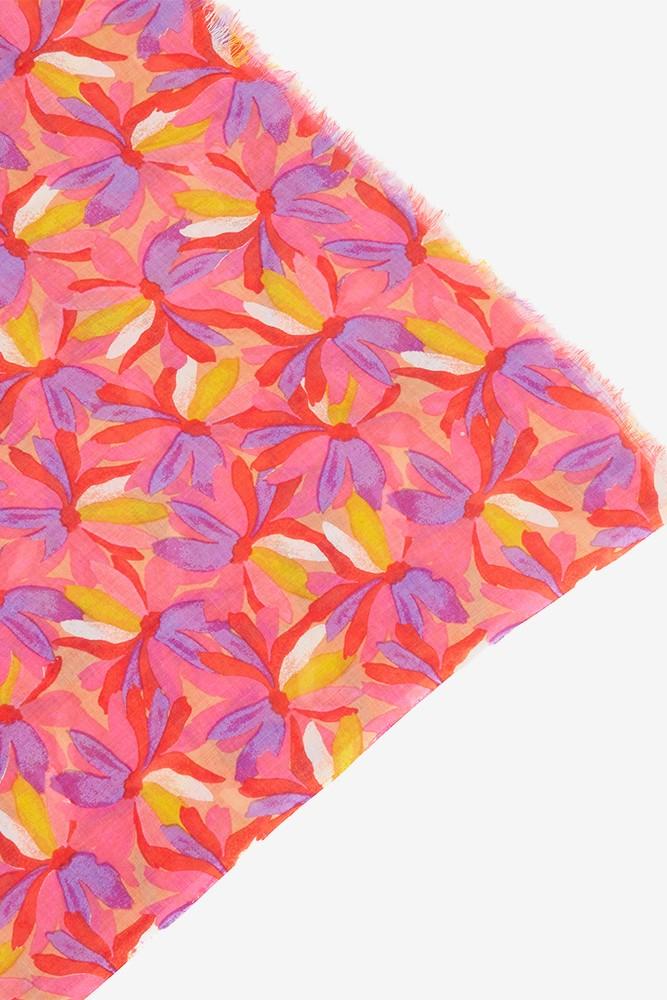 Abbacino Pañuelo de viscosa con estampado floral fucsia Últimos 2 días