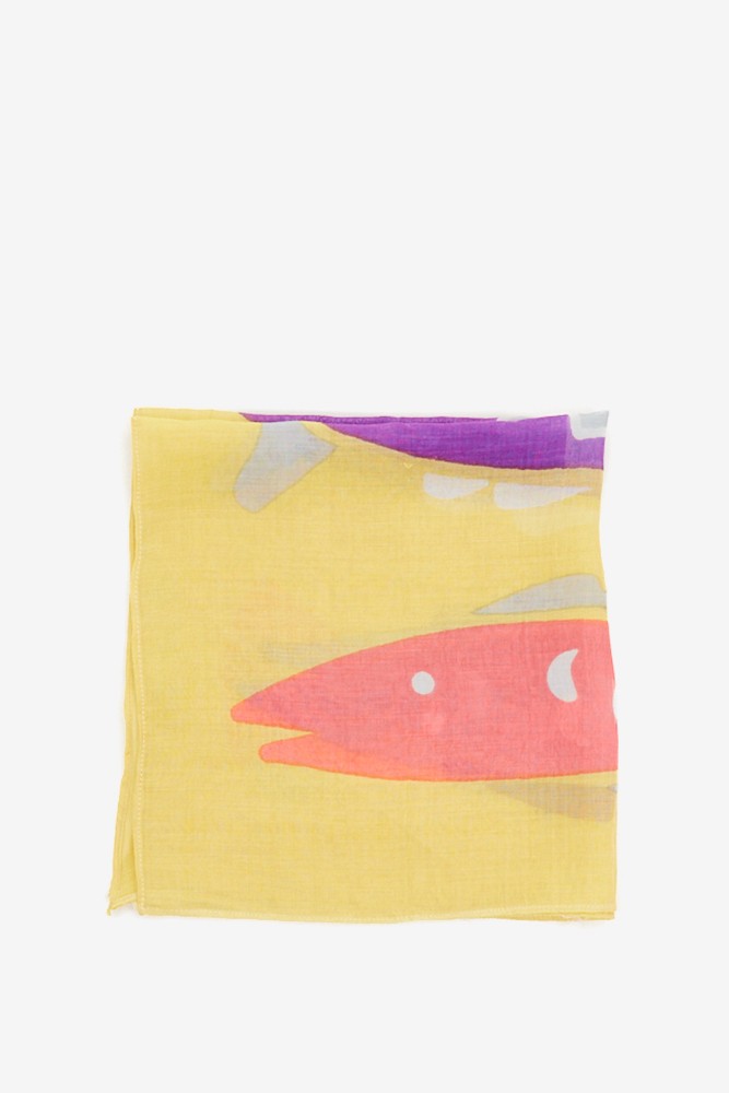 Abbacino Bandana con estampado de peces en amarillo Solo hoy