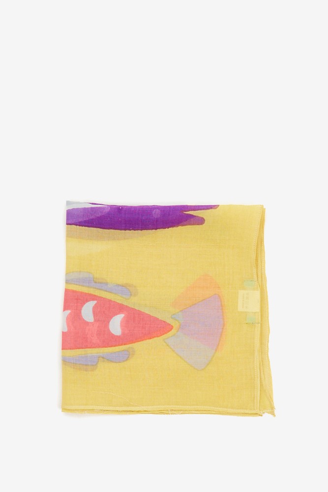 Abbacino Bandana con estampado de peces en amarillo Solo hoy
