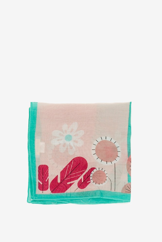 Abbacino Bandana con estampado floral en azul Promoción trimestral