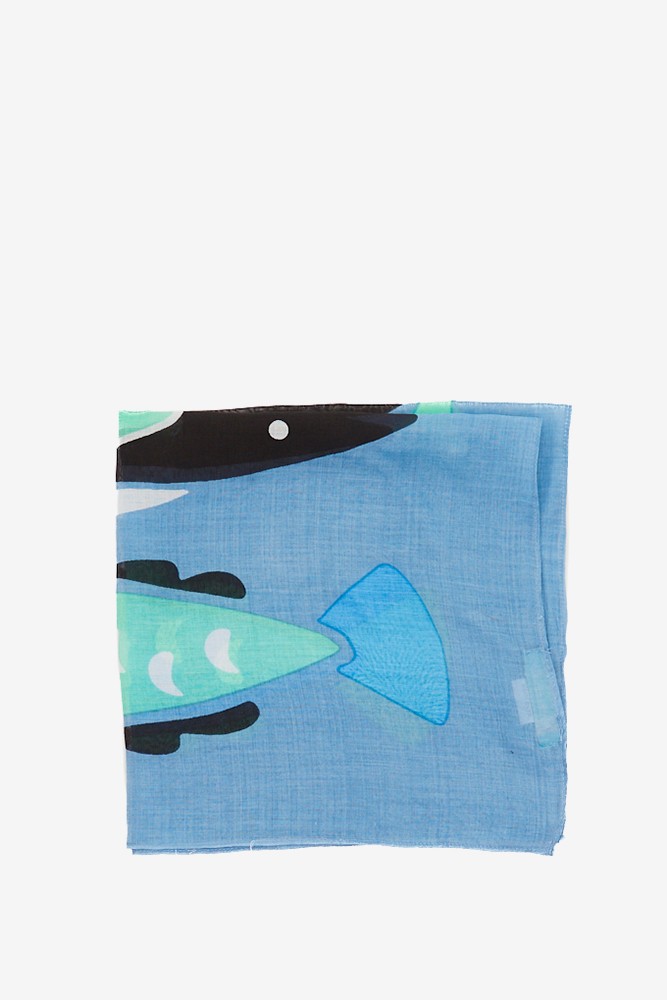 Abbacino Bandana con estampado de peces en azul Solo queda un día