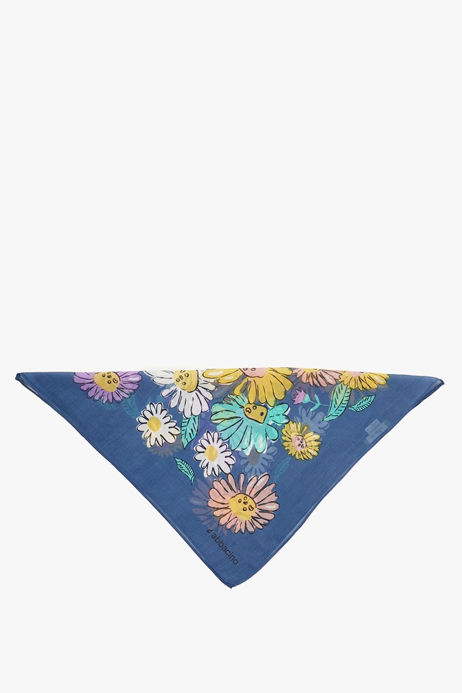 Abbacino Bandana con estampado floral en azul Limitado a 3 días