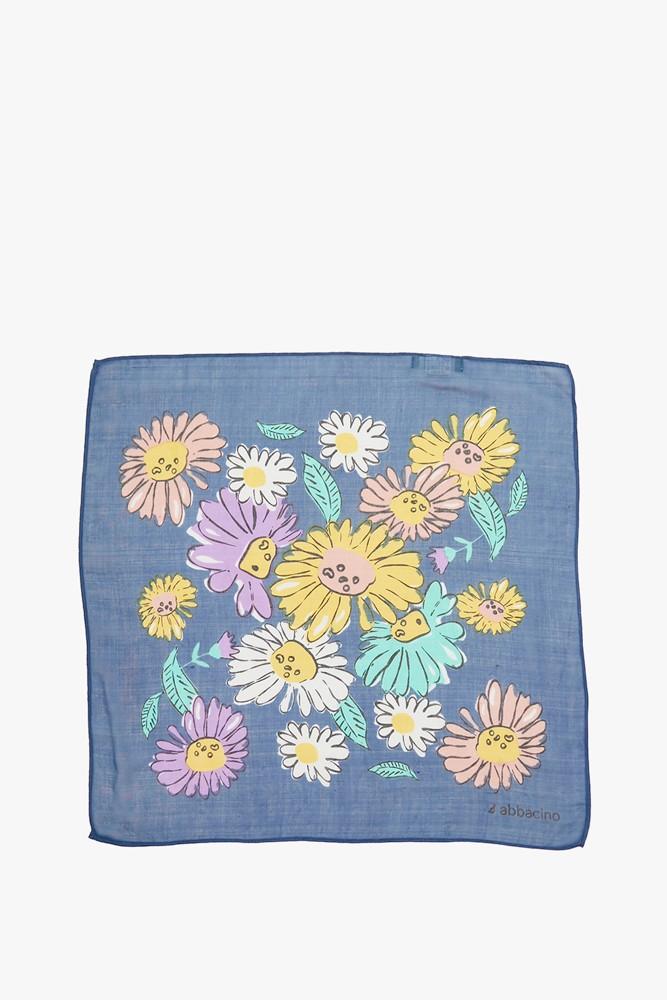 Abbacino Bandana con estampado floral en azul Limitado a 3 días
