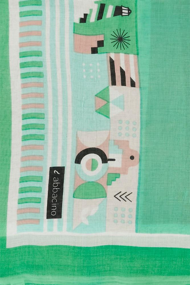Abbacino Pañuelo de mujer estampado en turquesa Descuento por venta flash