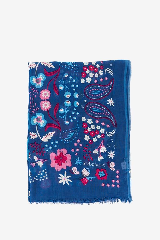 Abbacino Pañuelo de mujer con estampado boho en azul Ofertas especiales