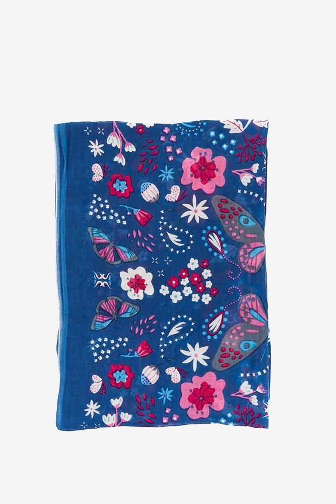 Abbacino Pañuelo de mujer con estampado boho en azul Ofertas especiales