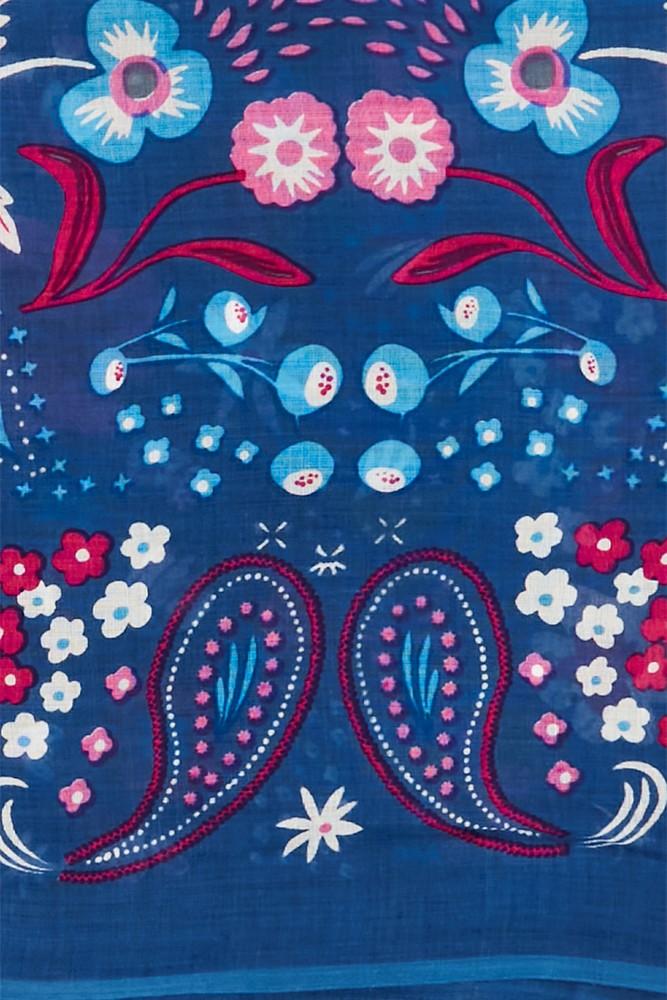 Abbacino Pañuelo de mujer con estampado boho en azul Ofertas especiales