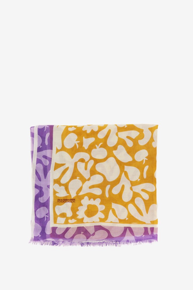 Abbacino Pañuelo de mujer con estampado animal print en amarillo Precio ultrabajo