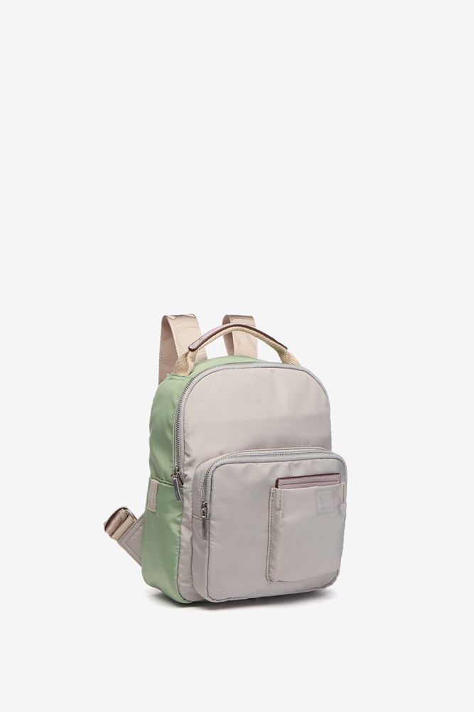 Abbacino Mochila en materiales reciclados en gris