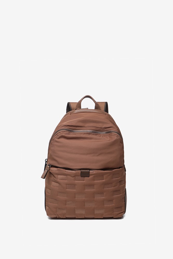 Abbacino Mochila de mujer para i-Pad en nylon acolchado en taupe Tienda