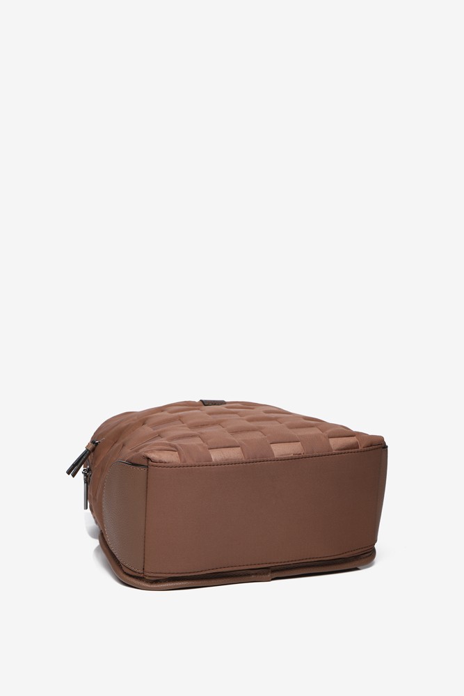Abbacino Mochila de mujer para i-Pad en nylon acolchado en taupe Tienda