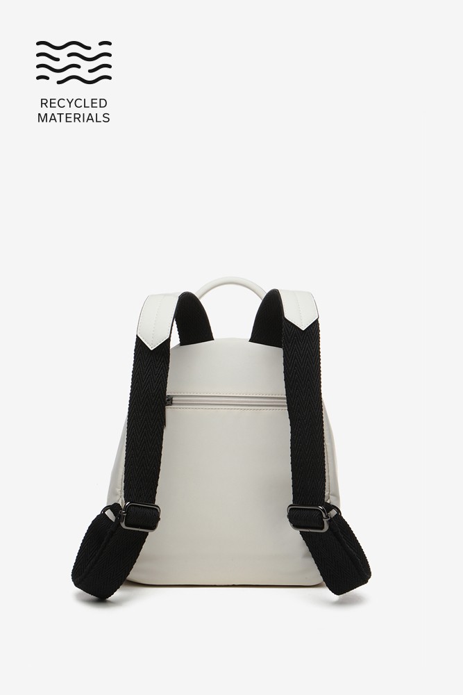 Abbacino Mochila de mujer en tejidos reciclados beige Envío gratis