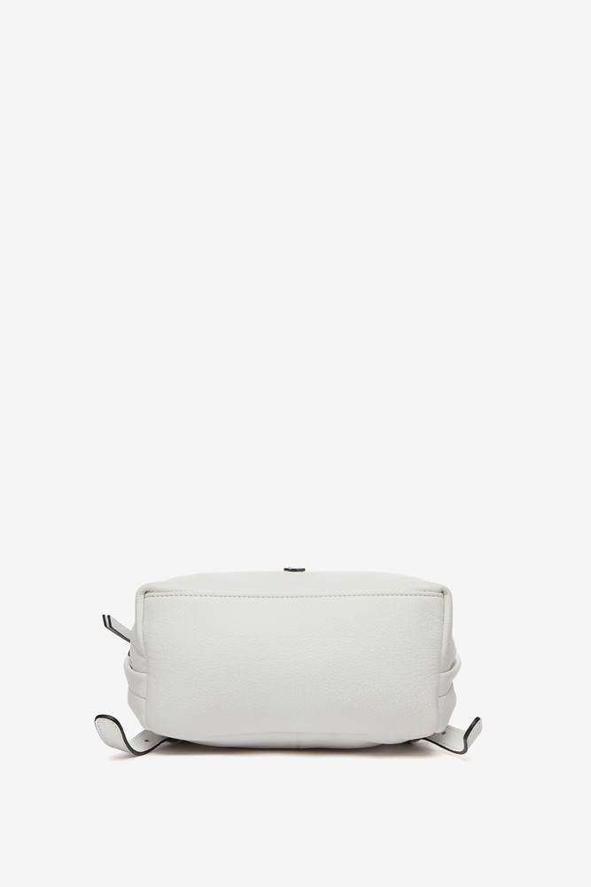 Abbacino Mochila de piel en blanco Oferta especial de fábrica