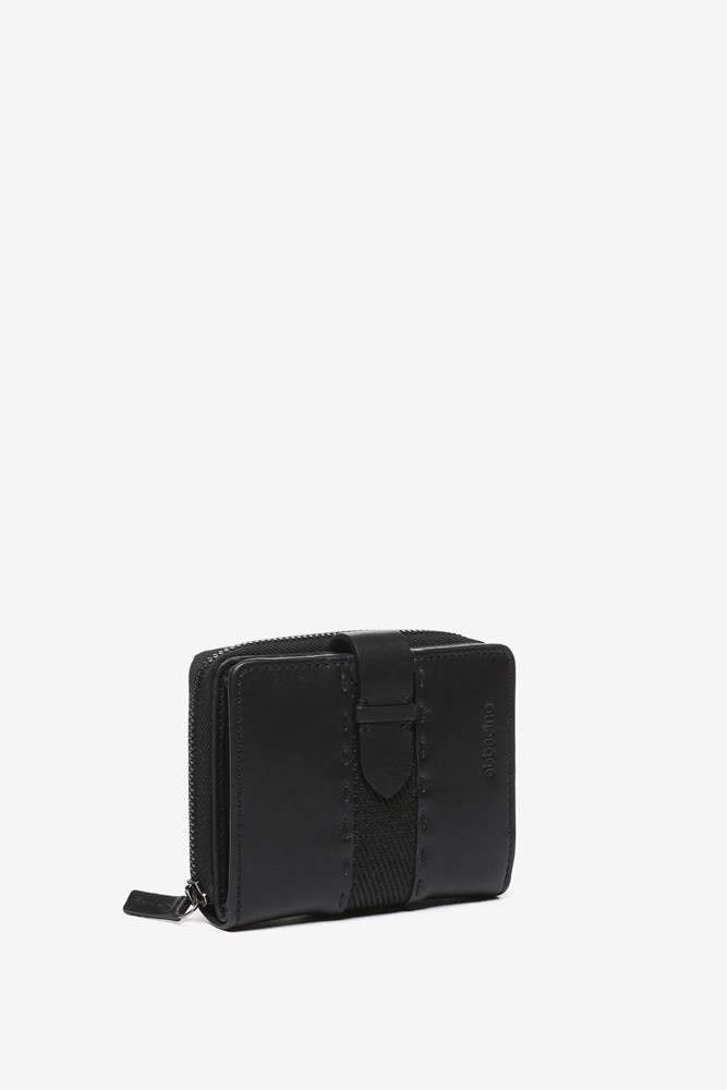 Abbacino Cartera pequeña en piel negra