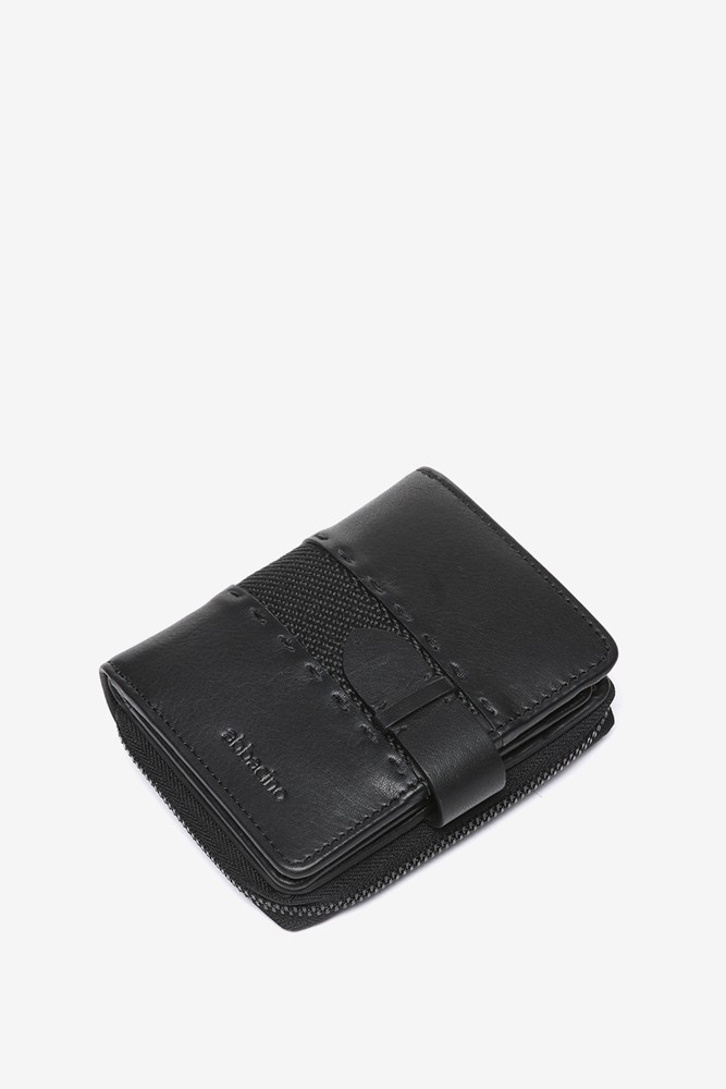 Abbacino Cartera pequeña en piel negra Mejor oferta