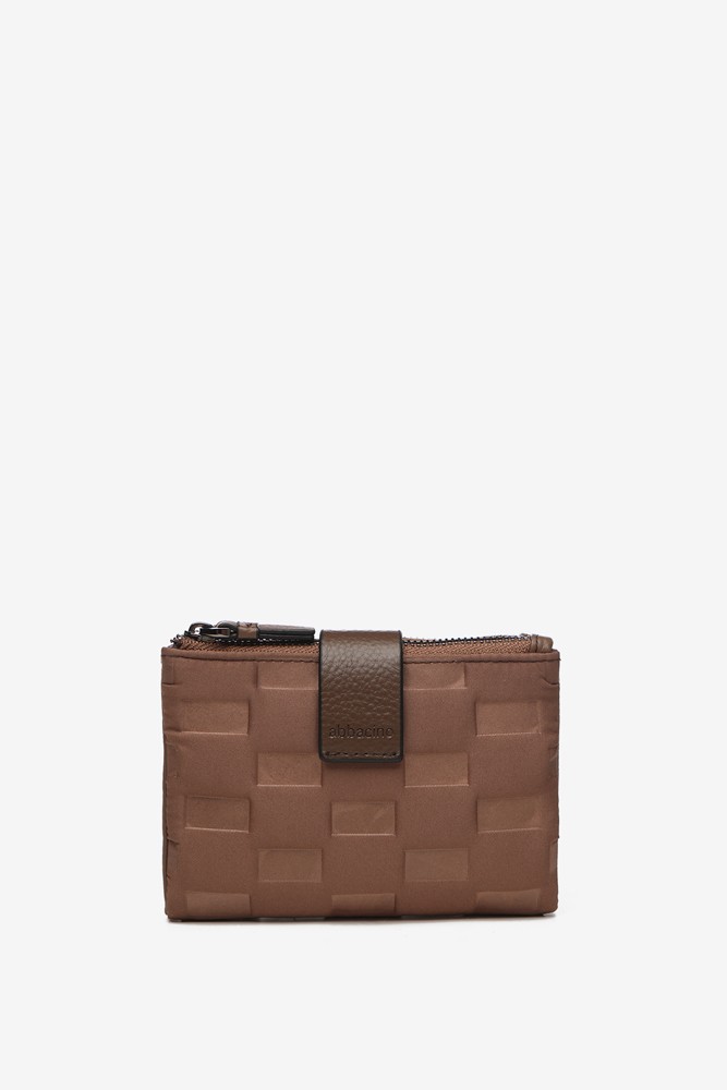 Abbacino Cartera pequeña de mujer en nylon acolchado taupe Rebajas top