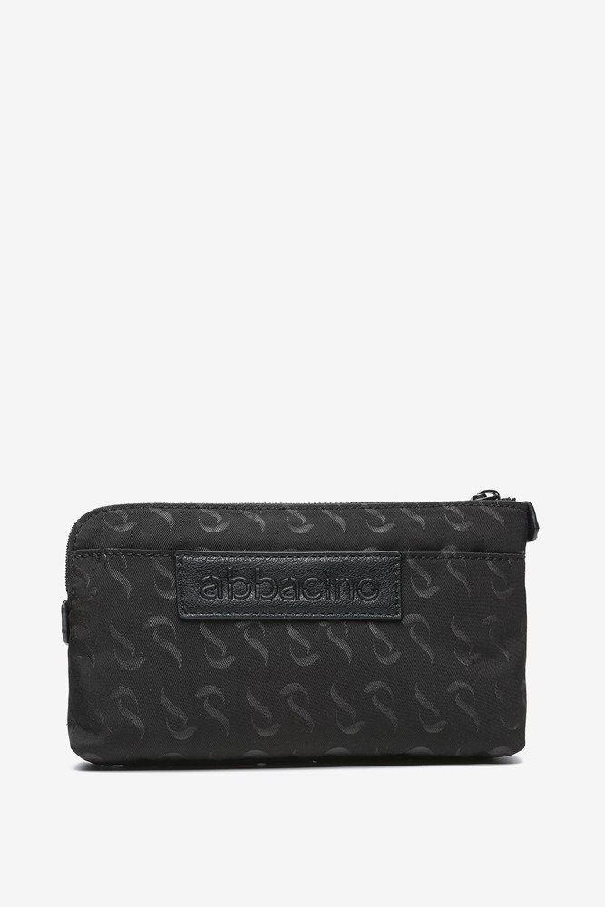Abbacino Neceser plano de mujer jacquard en negro Oferta especial de fábrica