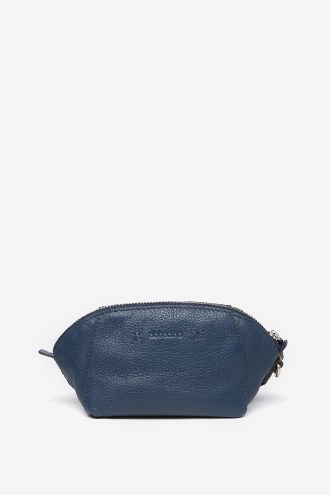 Abbacino Neceser en piel azul Superdescuento